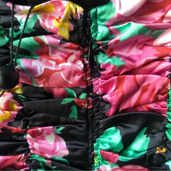 For Love and Lemons Jolie Puff Sleeve Floral Mini Dress - Size XXS - Picture 10 of 10